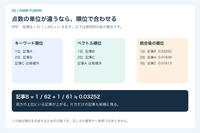 RRFによる順位の合成